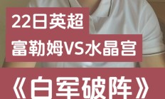 九游VIP-水晶宫主场击败富勒姆，摆脱连败魔咒